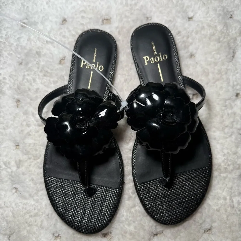 Línea Paolo | laurel flower sandal